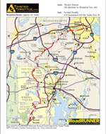 Map from Boston to Twisted Throttle